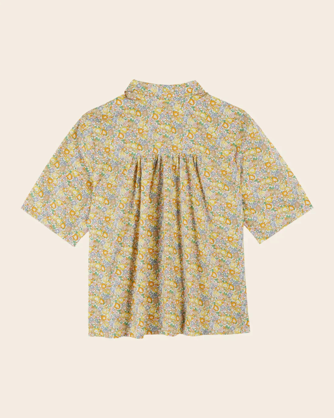 Emile & Ida Dalton Floral Print Blouse in Michele Green