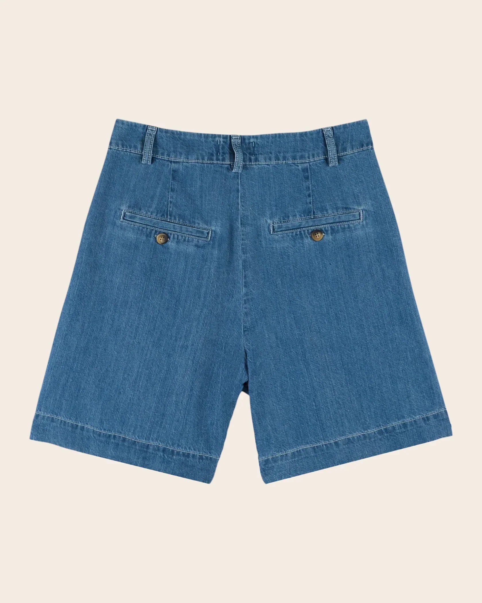 Emile & Ida Derek Bermuda Shorts in Denim