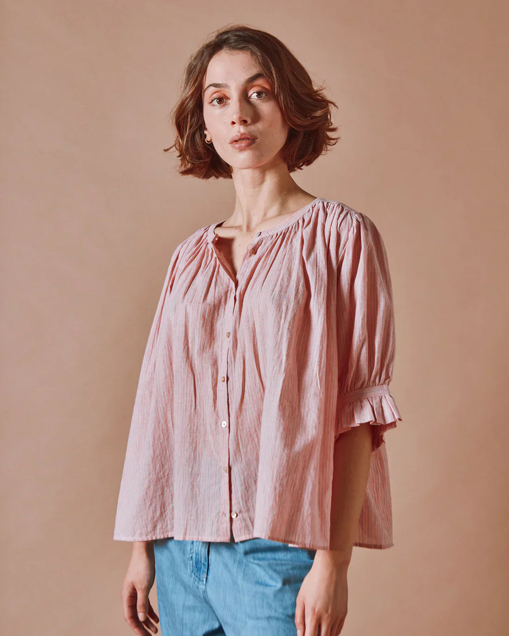 Emile & Ida Donatella Blouse in Antibes
