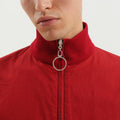 Red and black reversible jacket