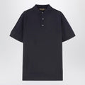 Polo in Wish&reg; wool yarn blue