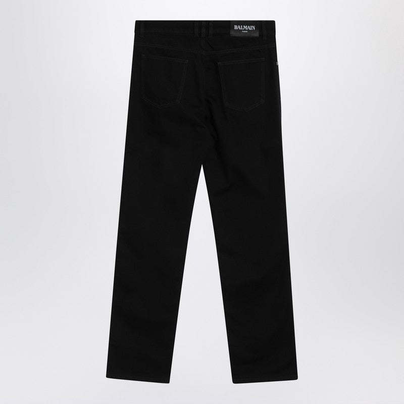 Black denim jeans