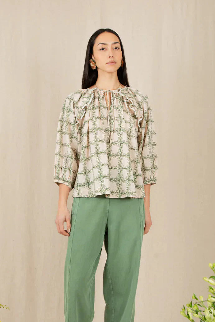 BONTE Florette Top in Clover