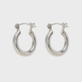 Freya Rose Mini Hoops in Silver