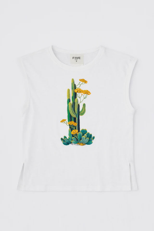 Five Jeans 2612 Tee in White