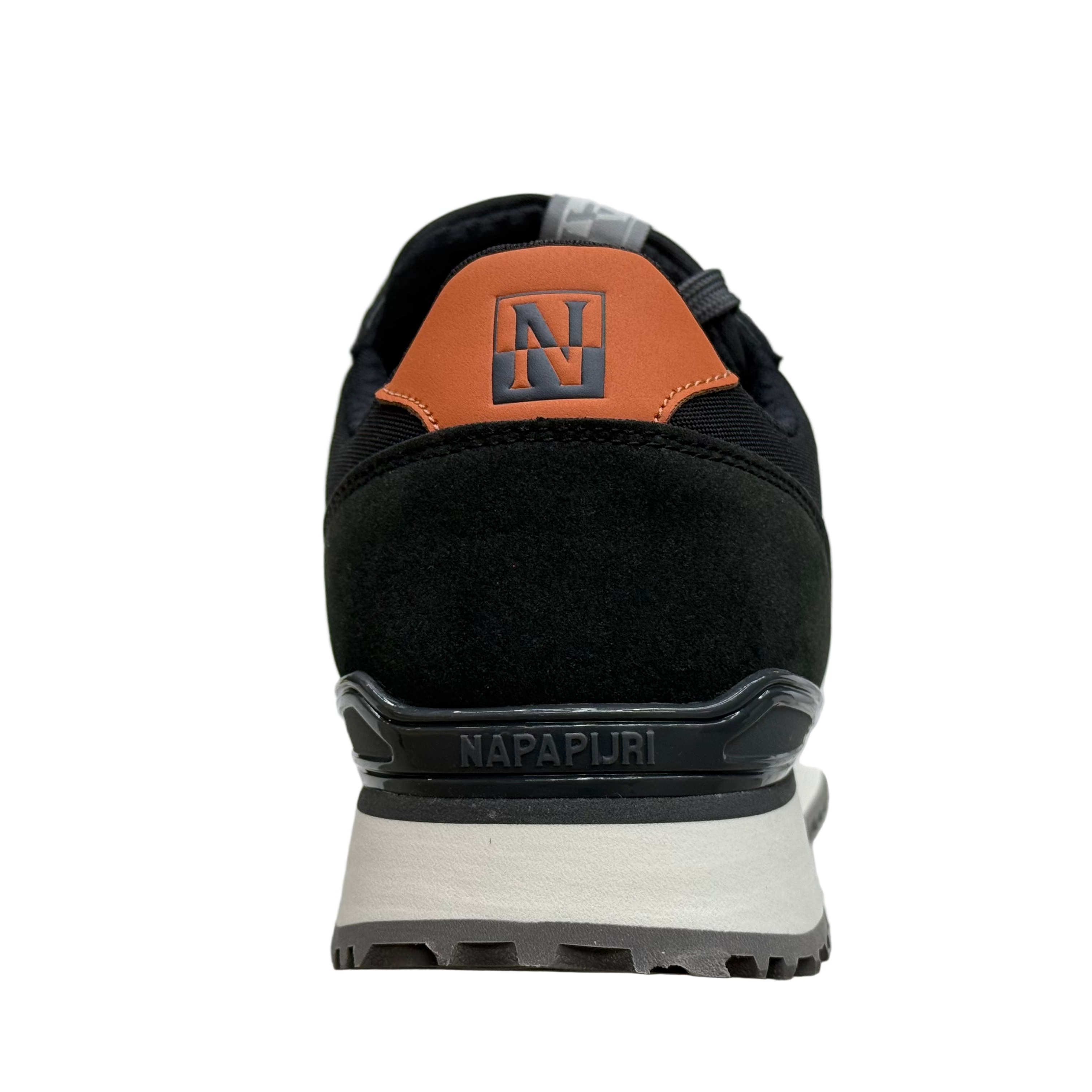Napapijiri Mens Cosmos Trainers | Black / Grey / Orange