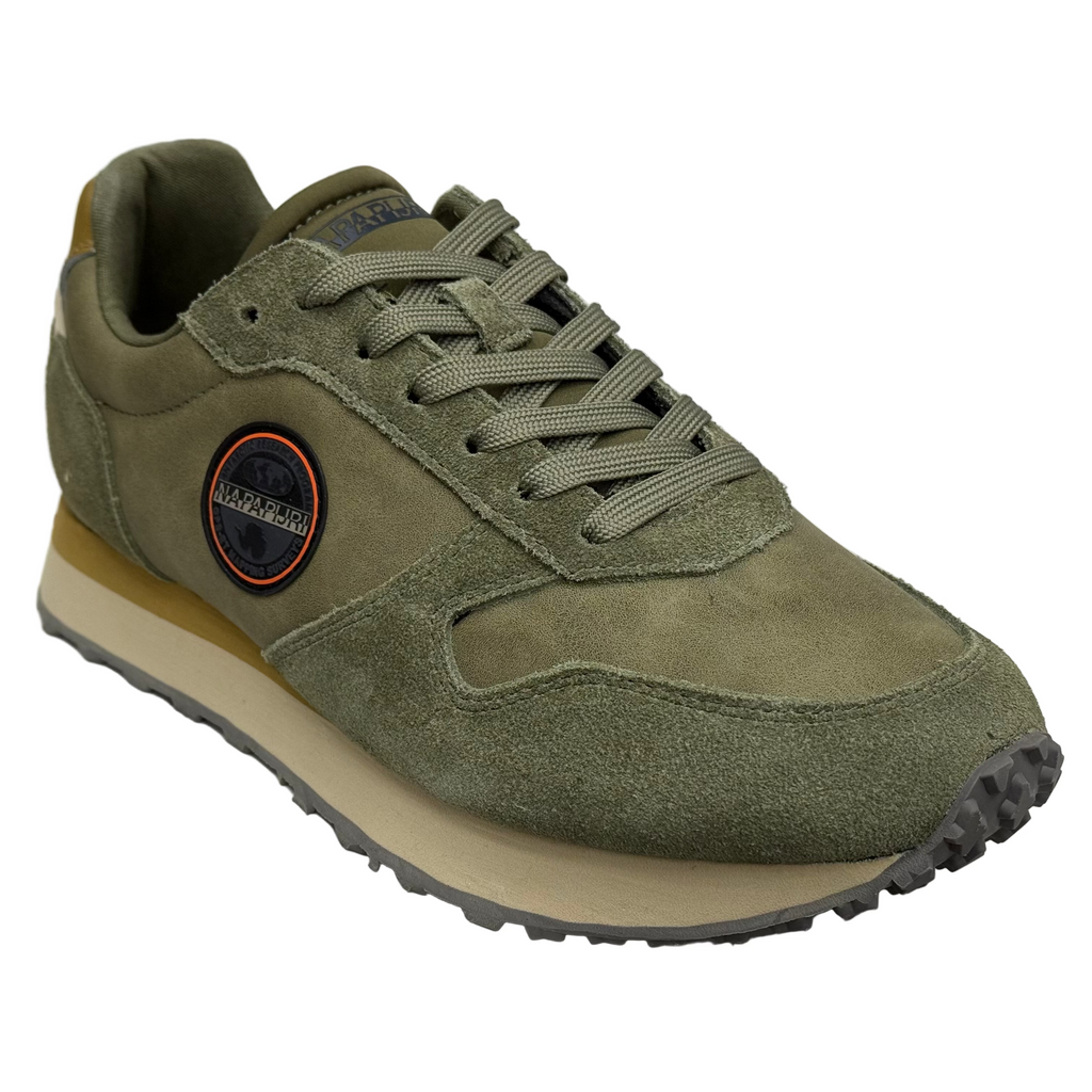 Napapijiri Mens Nova Mono Leather Trainers | Raindrum