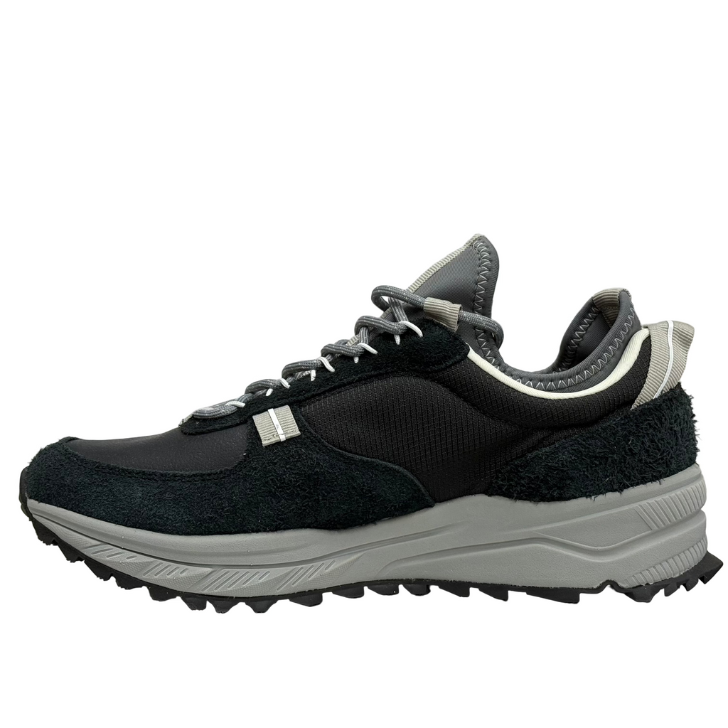 Napapijiri Mens Vortec Suede Slip On Trainers | Black