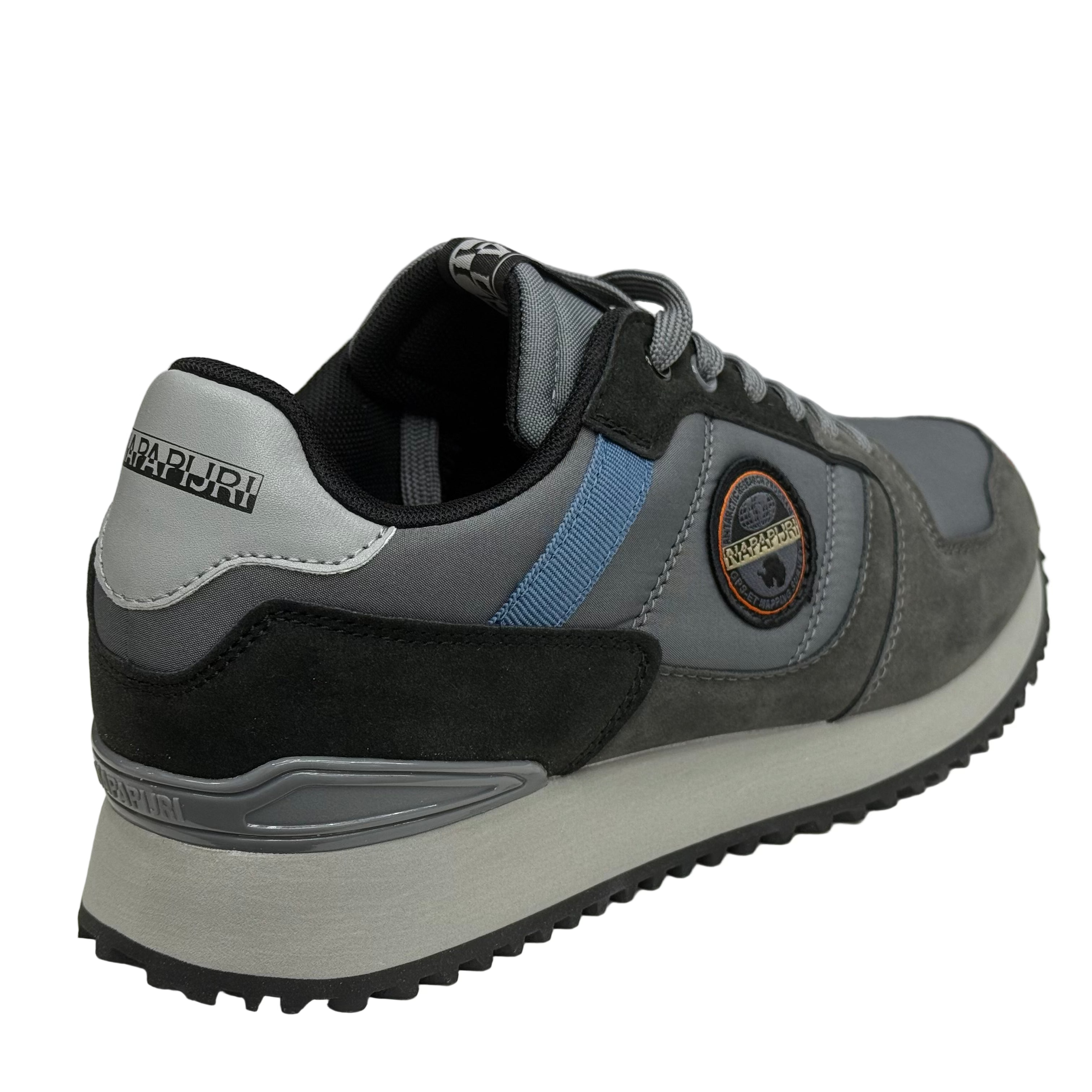 Napapijiri Mens Cosmos Bollo Trainers | Dark Grey Solid