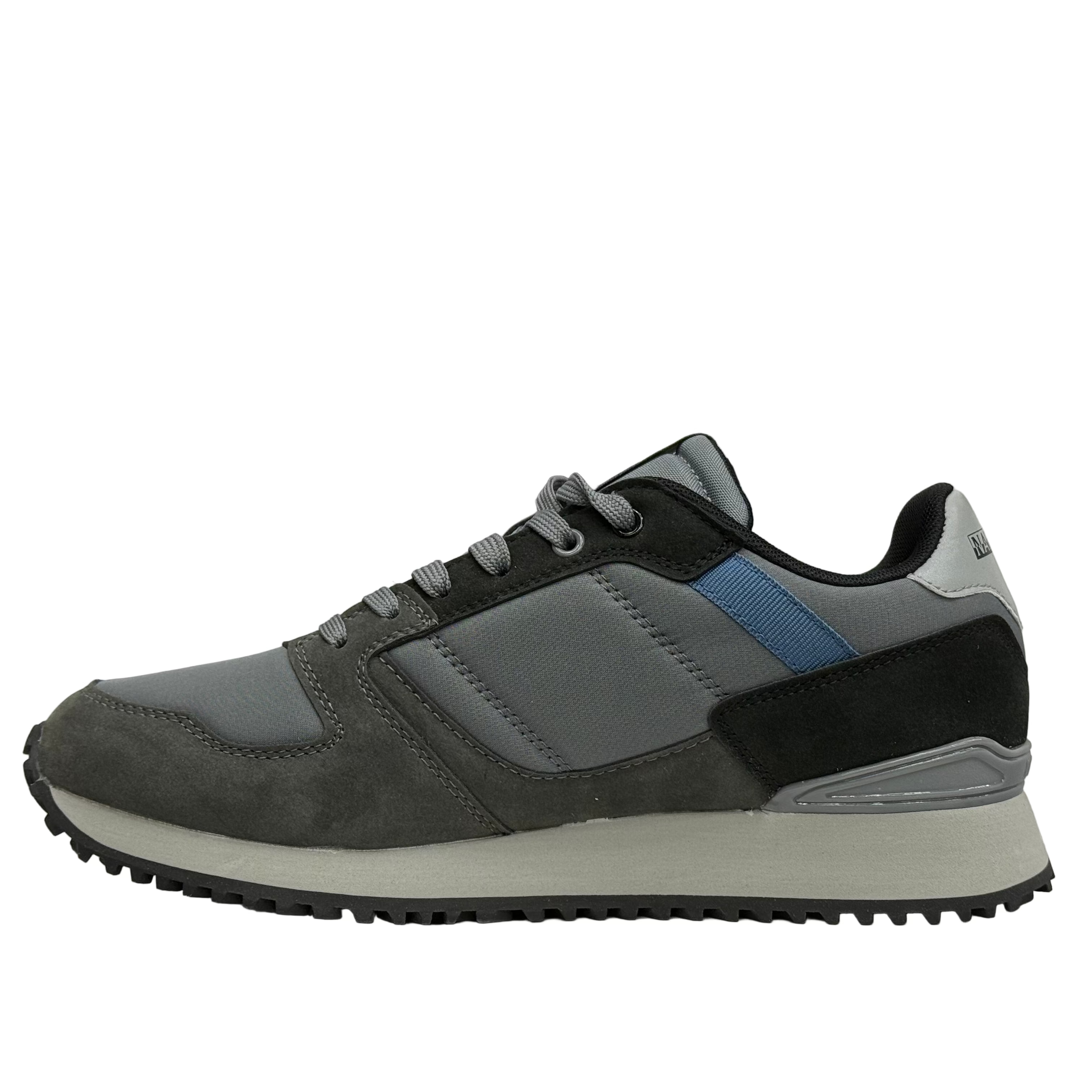 Napapijiri Mens Cosmos Bollo Trainers | Dark Grey Solid