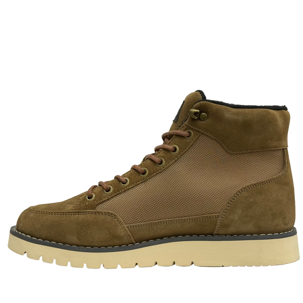 Napapijiri Mens Conifer Leather Ankle Boots | Golden Brown
