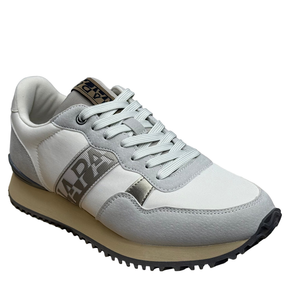 Napapijiri Womens Astra Trainers | White / Beige