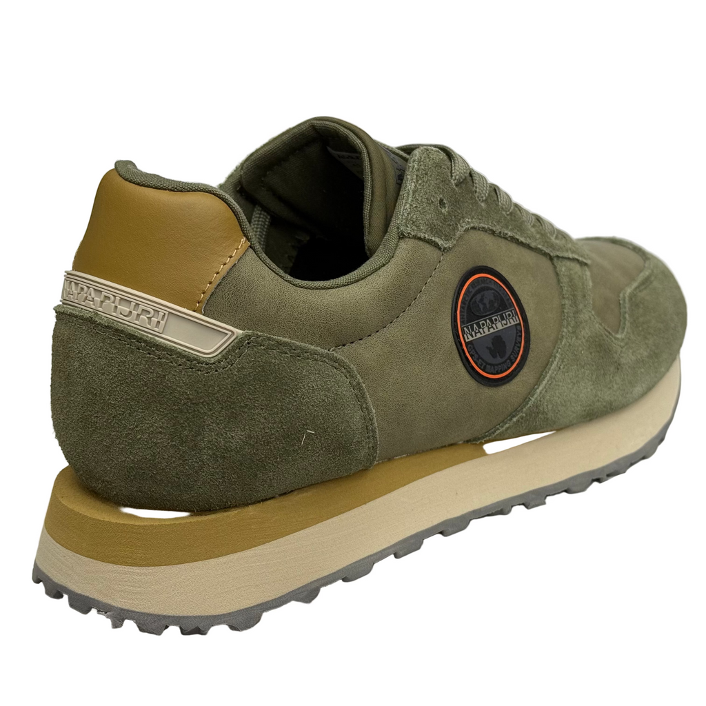 Napapijiri Mens Nova Mono Leather Trainers | Raindrum