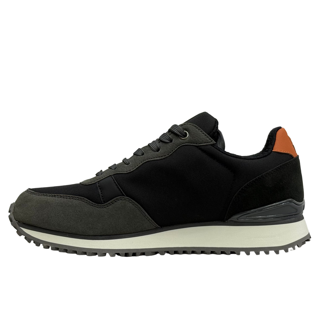 Napapijiri Mens Cosmos Trainers | Black / Grey / Orange