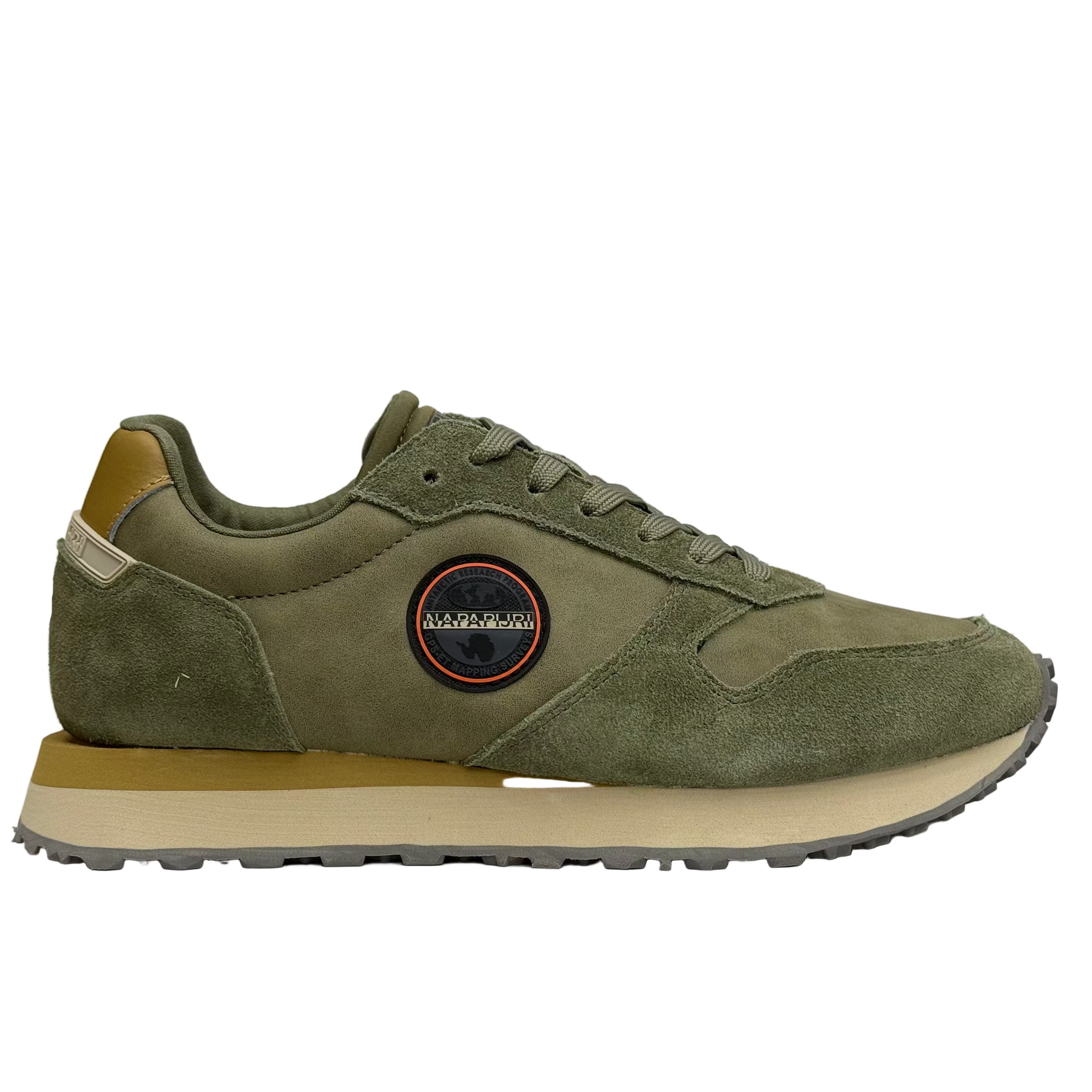 Napapijiri Mens Nova Mono Leather Trainers | Raindrum