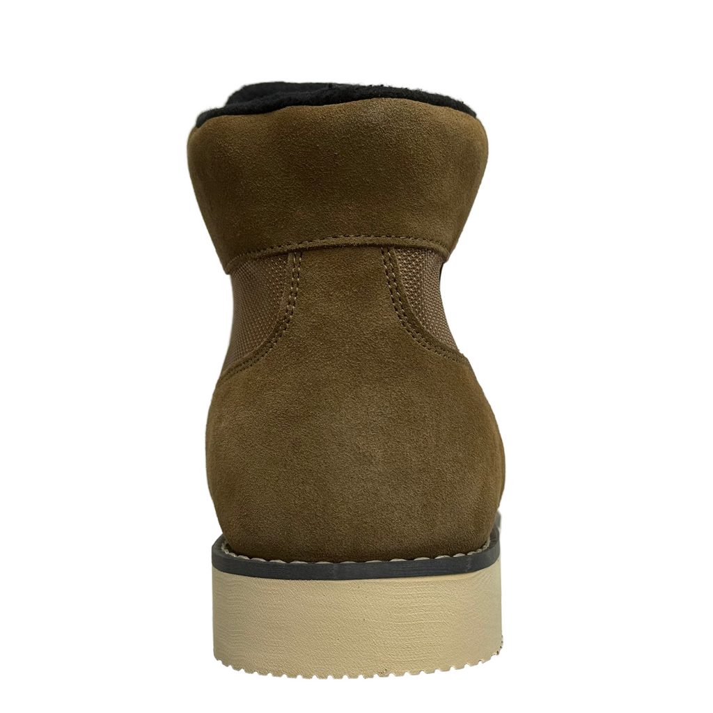 Napapijiri Mens Conifer Leather Ankle Boots | Golden Brown