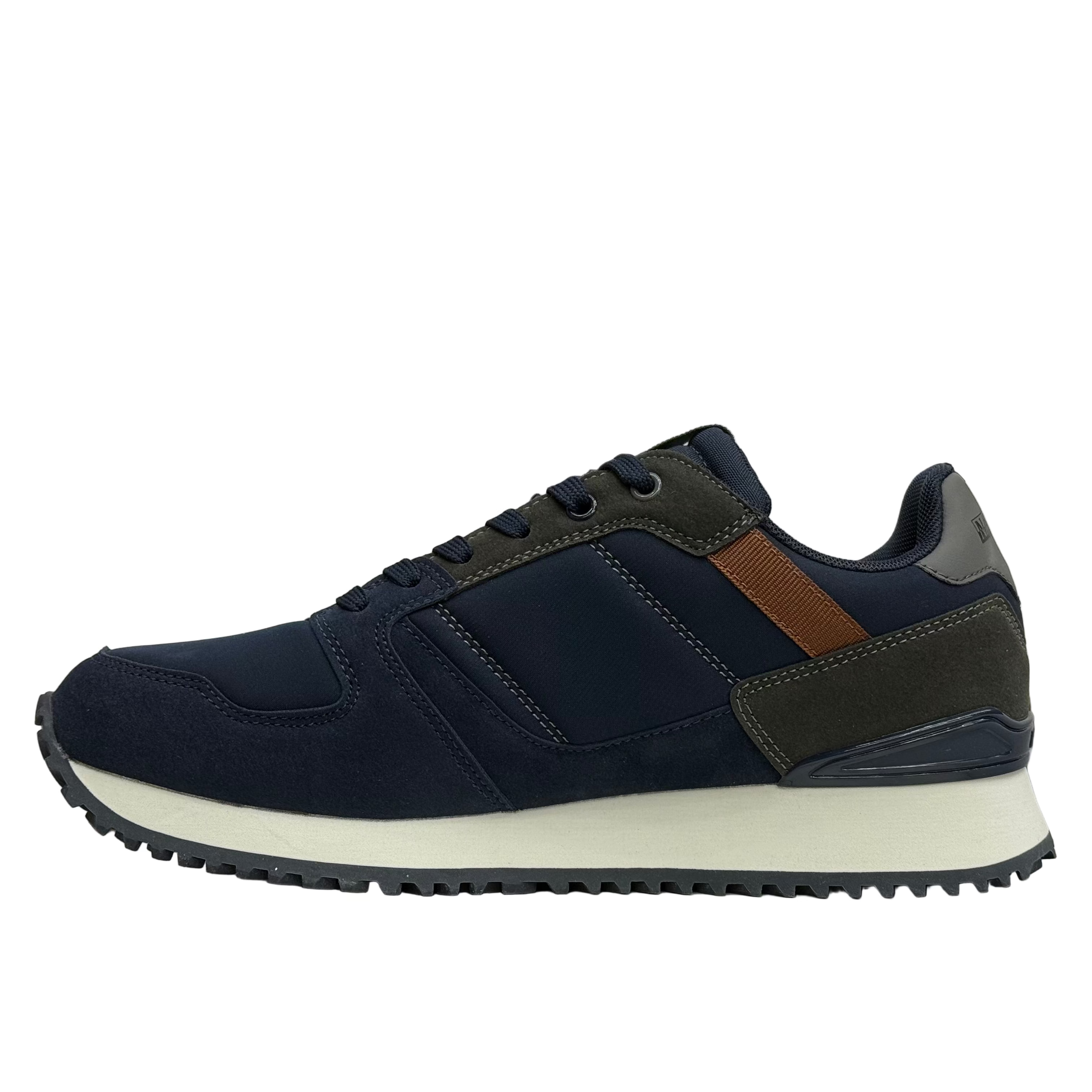 Napapijiri Mens Cosmos Bollo Trainers | Navy / Grey