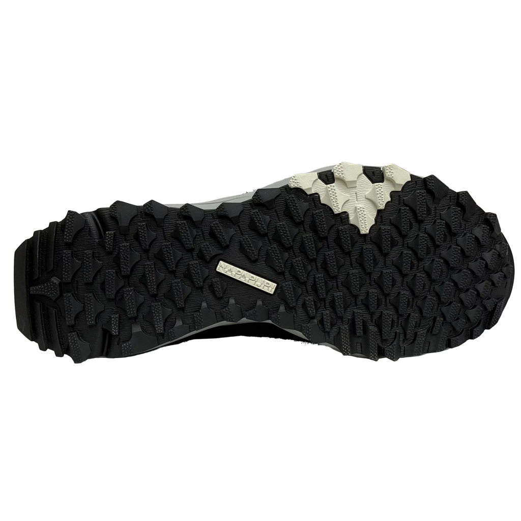 Napapijiri Mens Vortec Suede Slip On Trainers | Black