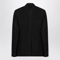 Black Single-breasted Linen Jacket