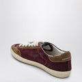 Bordeaux/white/brown Super Star sneaker