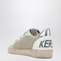 Ballstar sneakers in white and green with vintage effect