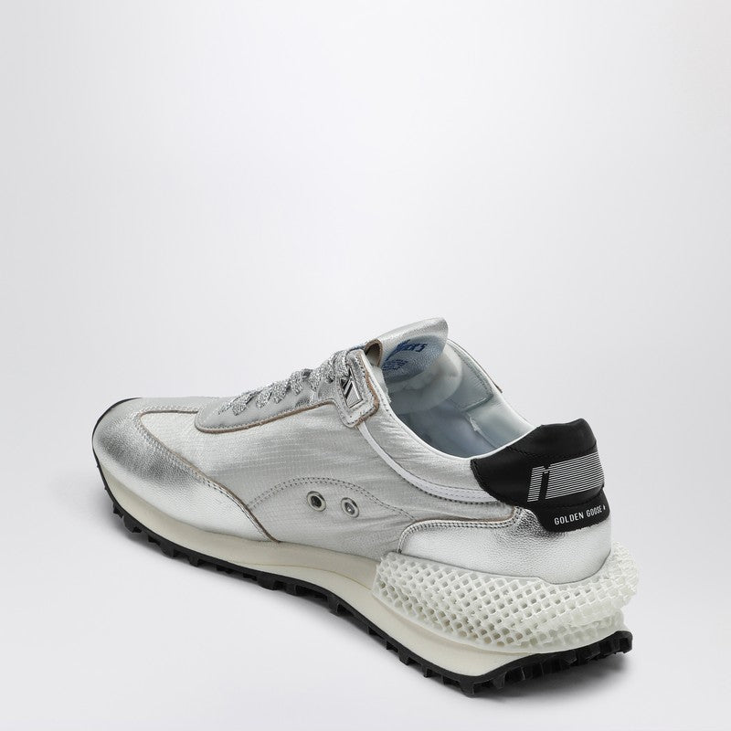 Sneaker Marathon in nylon ripstop silver