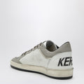 Ball Star sneaker white/taupe/burgundy