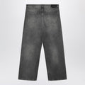 Wide grey washed jeans