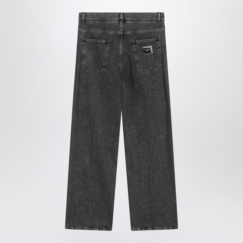 Black washed over jeans
