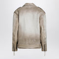 Beige leather Phoebe jacket