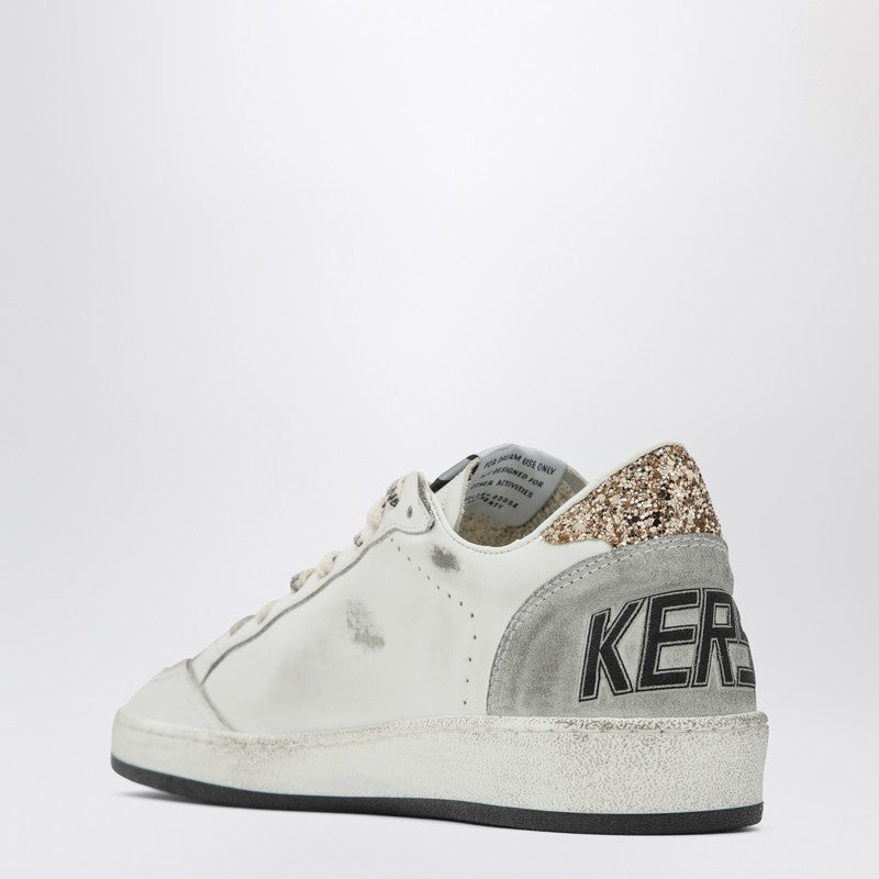 Sneakers Ball Star withe/ black with glitter