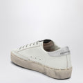 White/silver Hi-Star sneakers