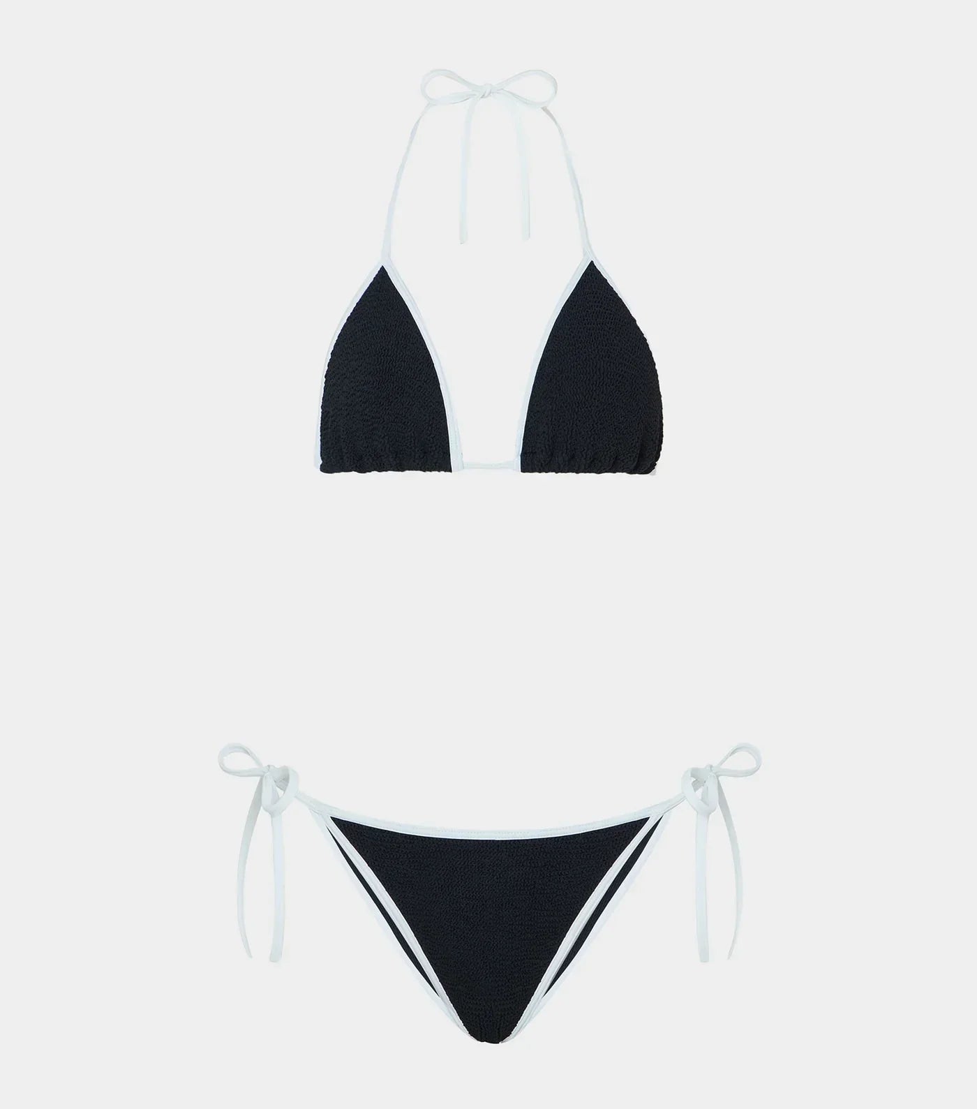 HUNZA G Gina Bikini Contrast