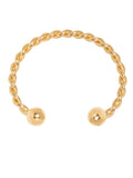 Tilly Sveaas Gold Roped Torque Bracelet