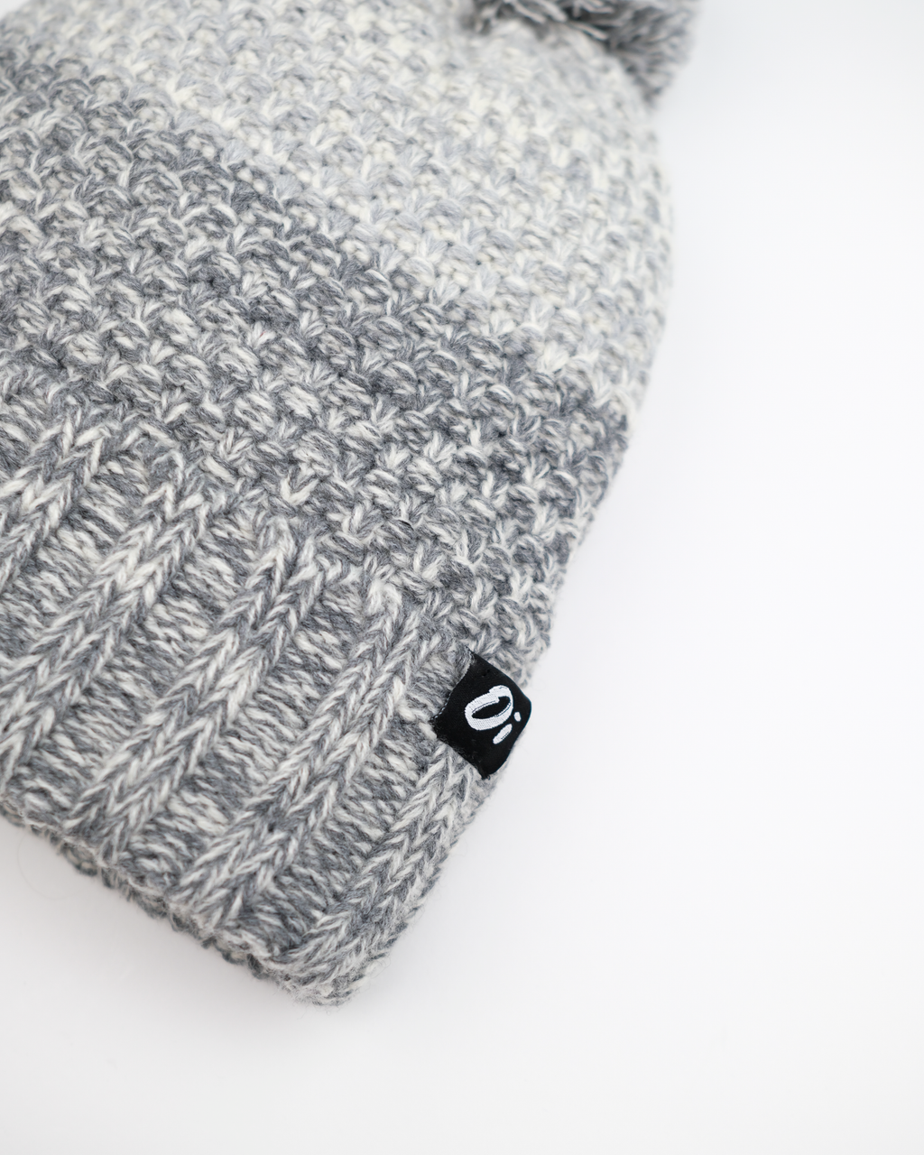 Outside In Faded Pom Pom Hat | Stone Gradient