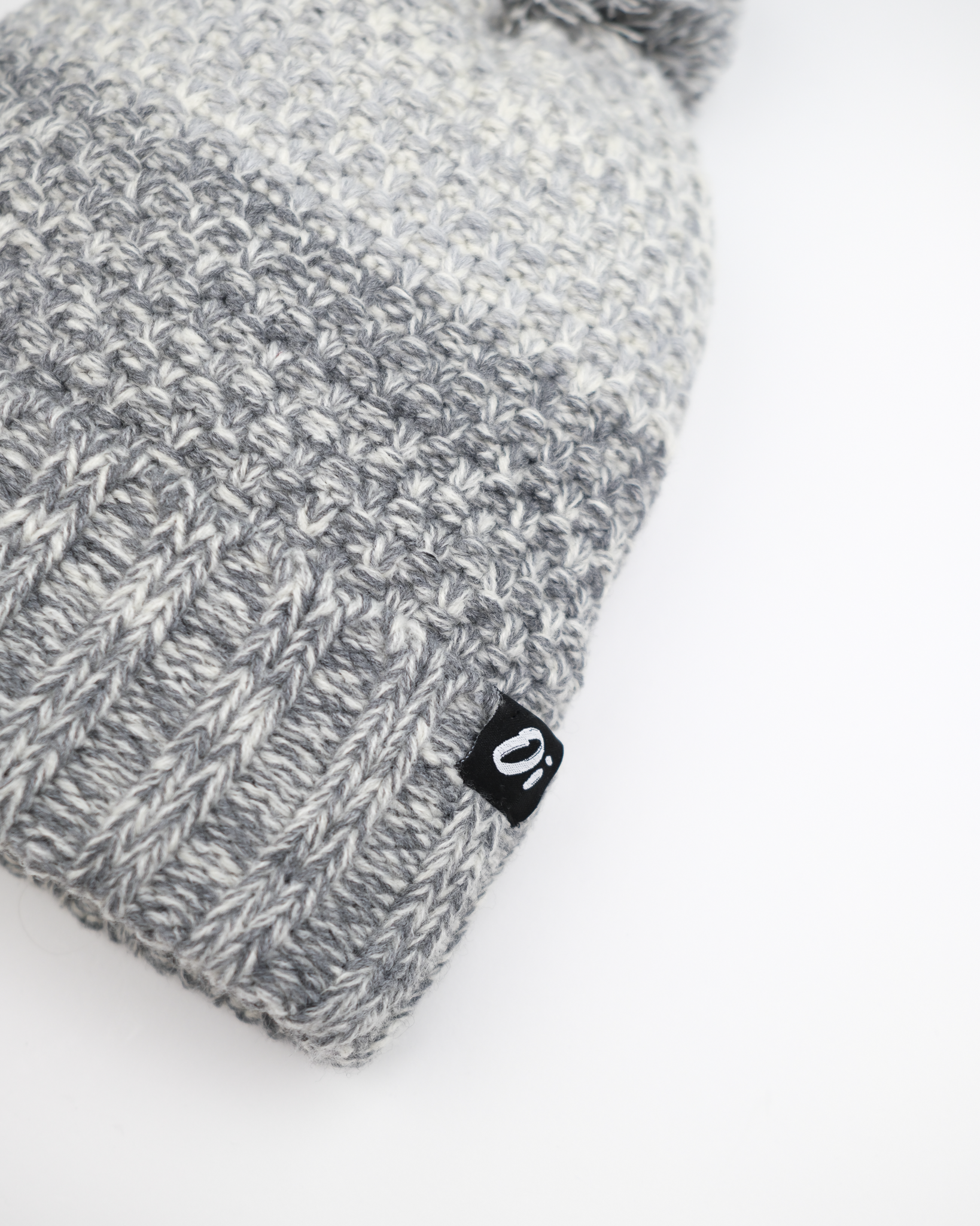 Outside In Faded Pom Pom Hat | Stone Gradient