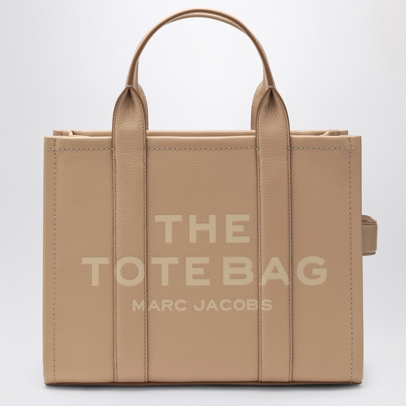 Camel leather The Medium Tote Bag