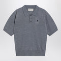 Ami De Coeur grey wool polo shirt