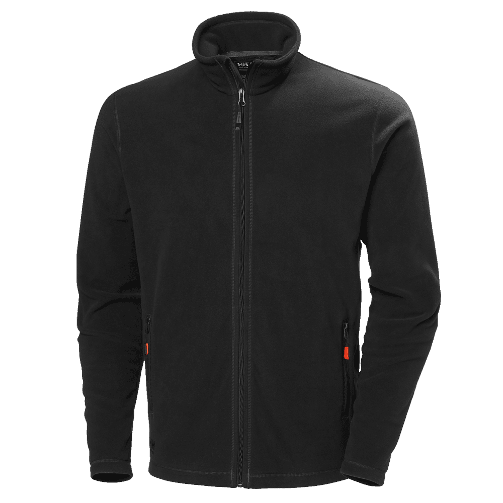 Helly Hansen 72097 Oxford Light Full Zip Fleece Jacket Black / MEDIUM