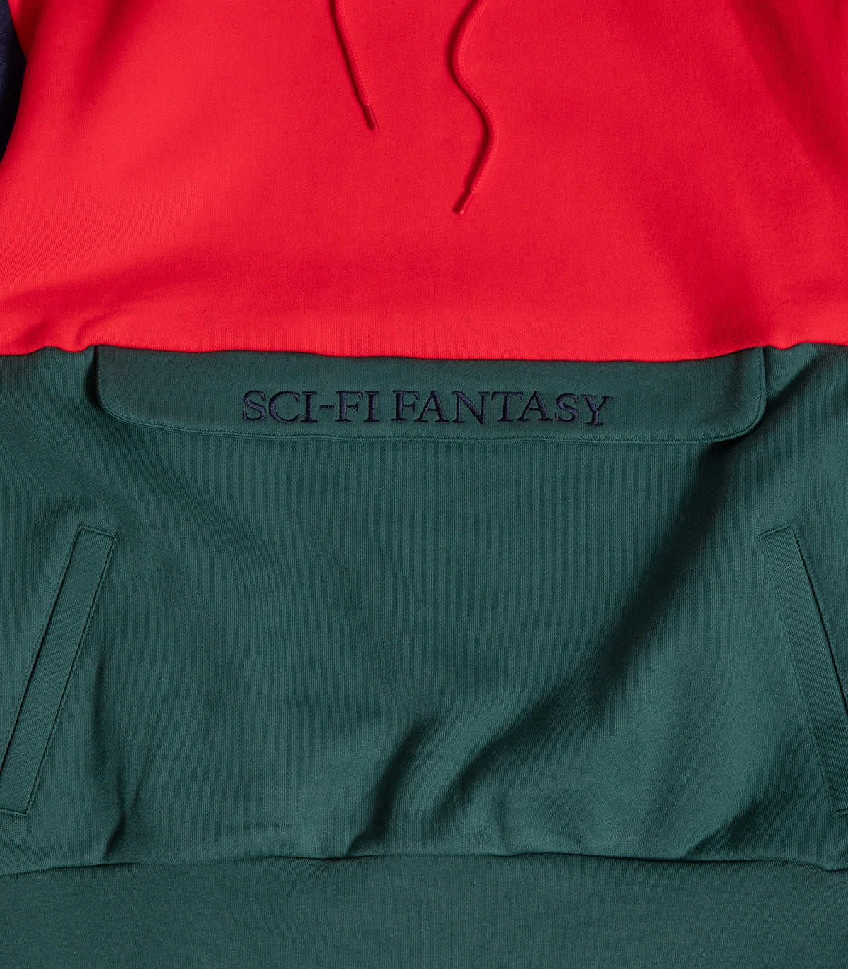 Sci-Fi Fantasy Colorblocked Hooded Sweatshirt