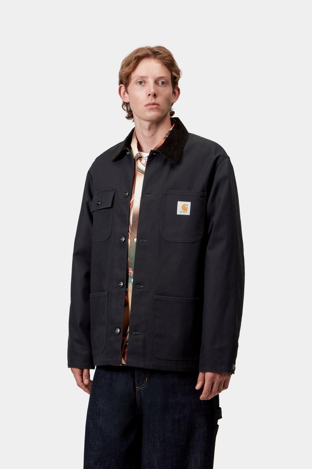 Carhartt WIP Mens Michigan Jacket | Dark Navy / Black