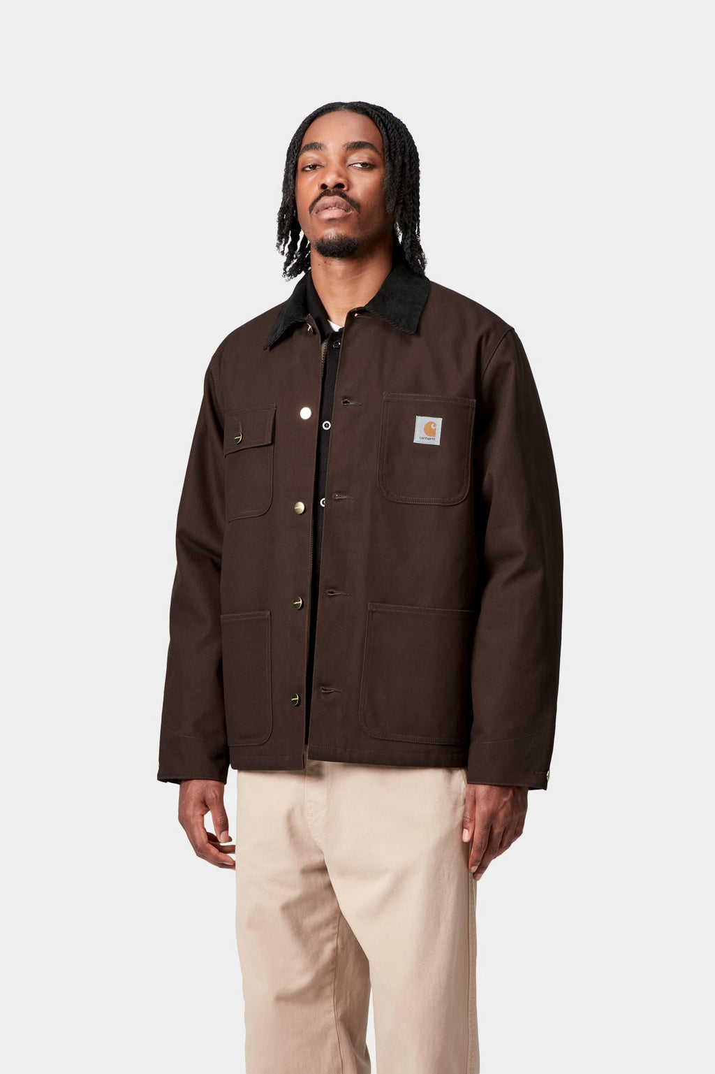 Carhartt WIP Mens Michigan Jacket | Tobacco / Black