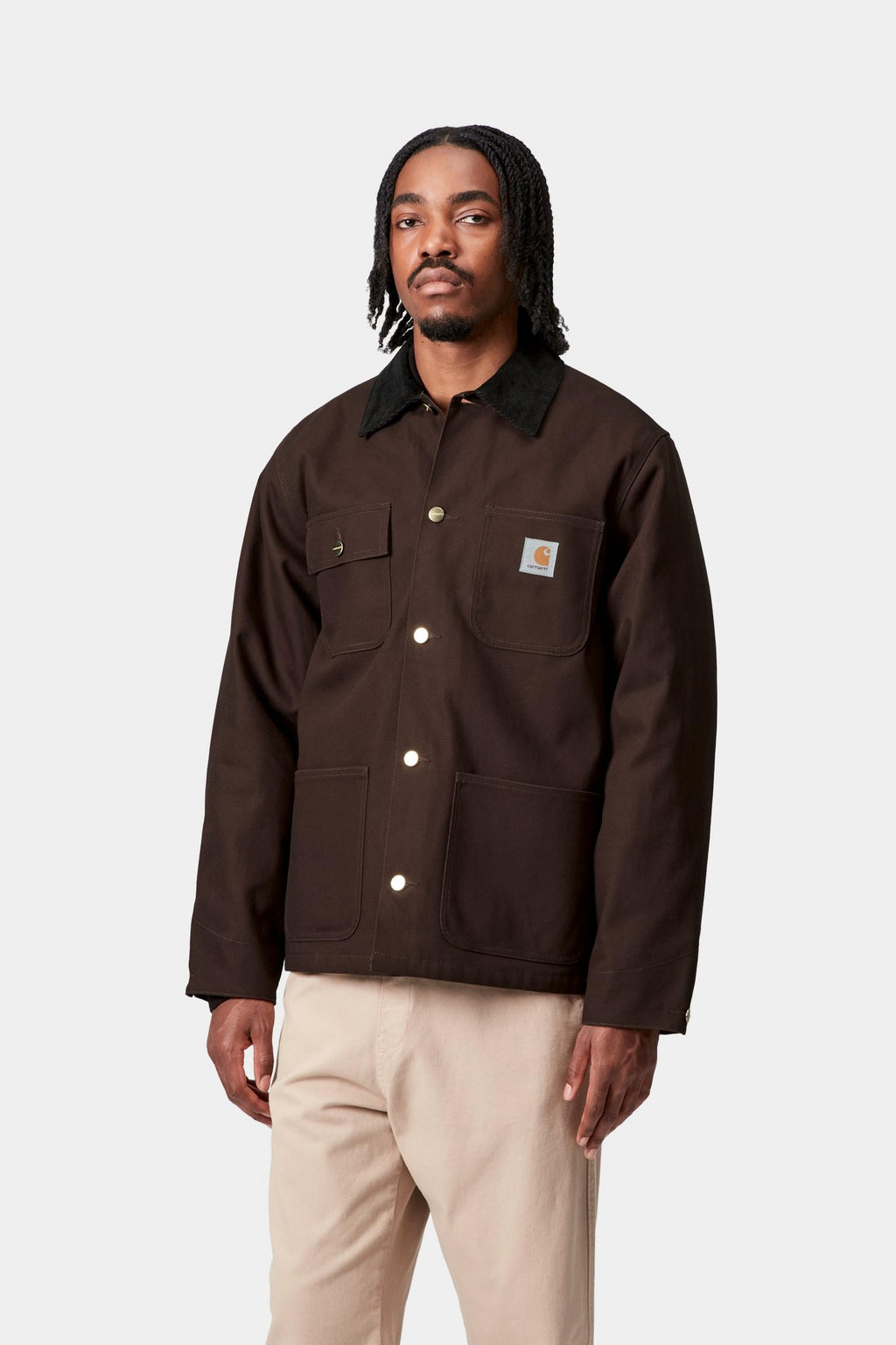 Carhartt WIP Mens Michigan Jacket | Tobacco / Black