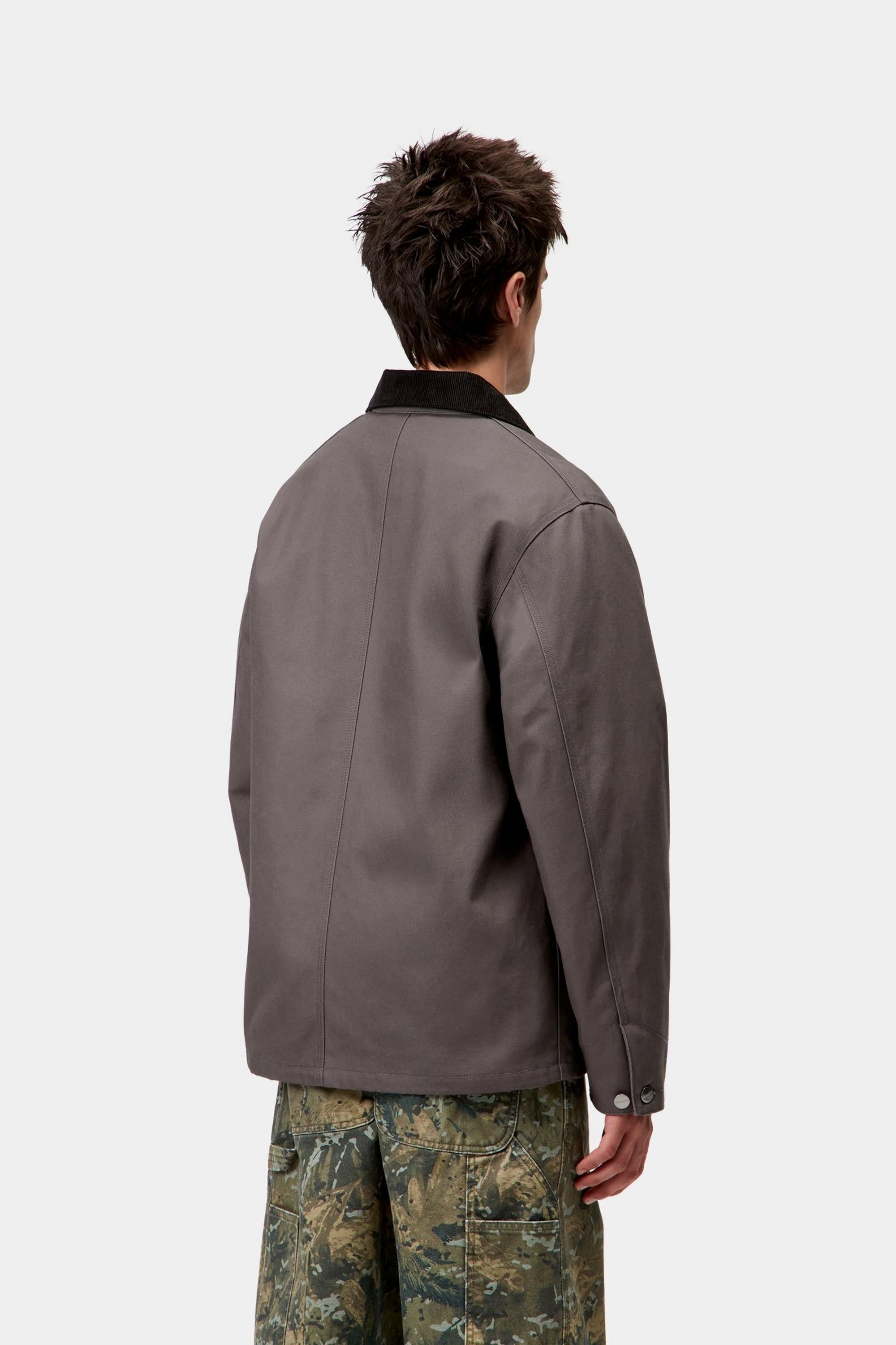 Carhartt WIP Mens Michigan Jacket | Graphite / Black