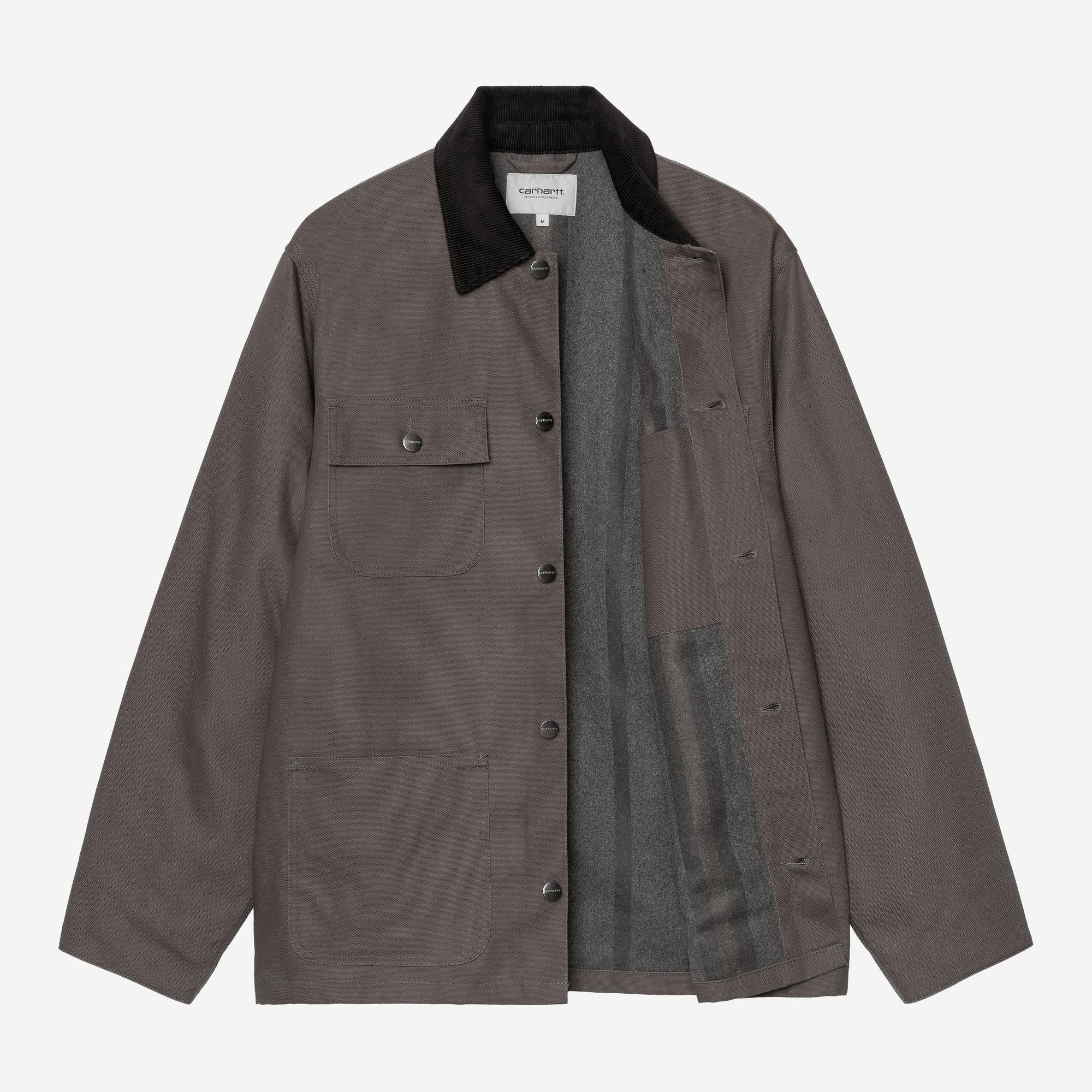 Carhartt WIP Mens Michigan Jacket | Graphite / Black