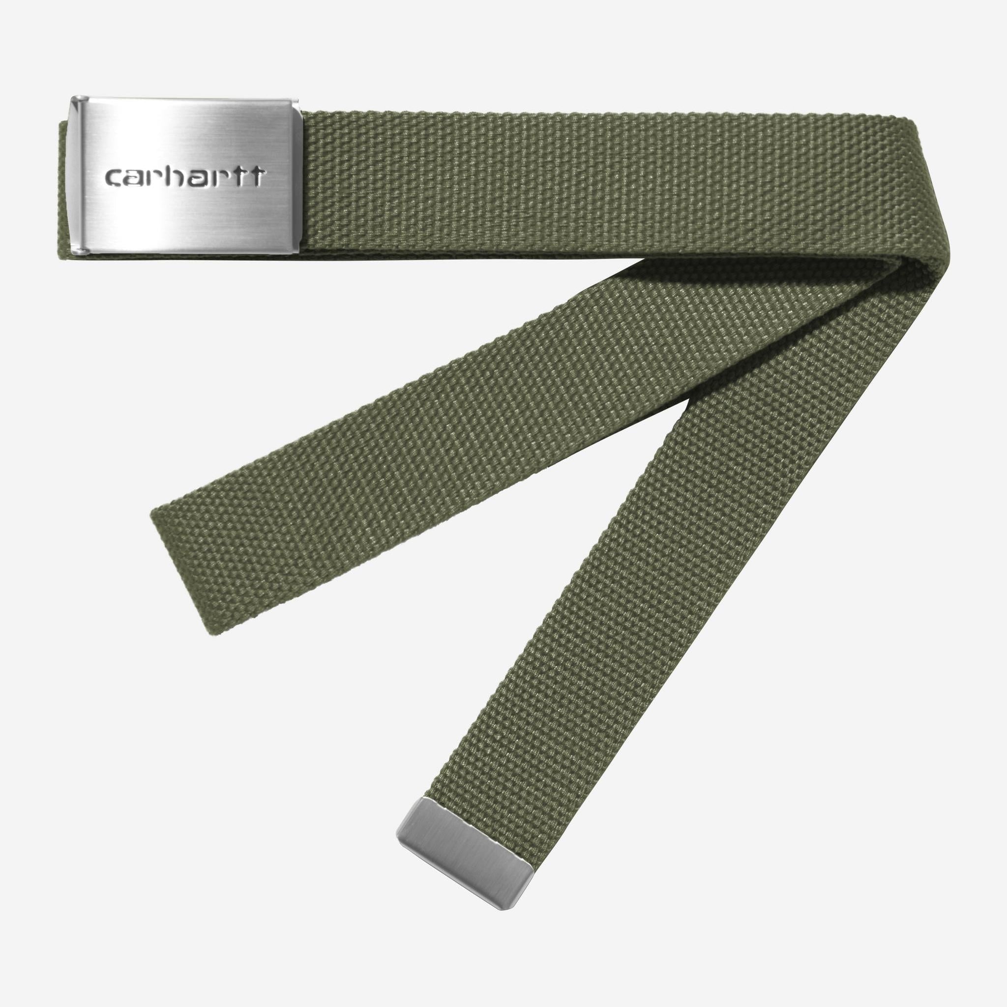 Carhartt WIP Mens Chrome Clip Belt | Leaf