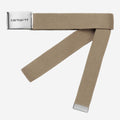 Carhartt WIP Mens Chrome Clip Belt | Leather