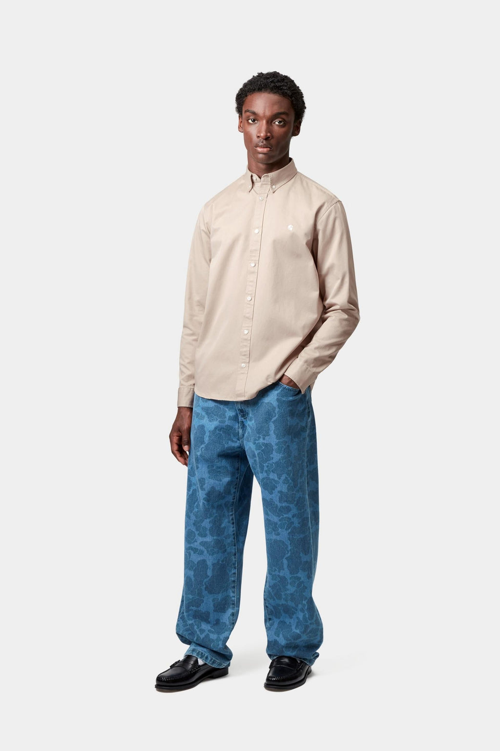 Carhartt WIP Mens Madison Shirt | Fleur De Sel