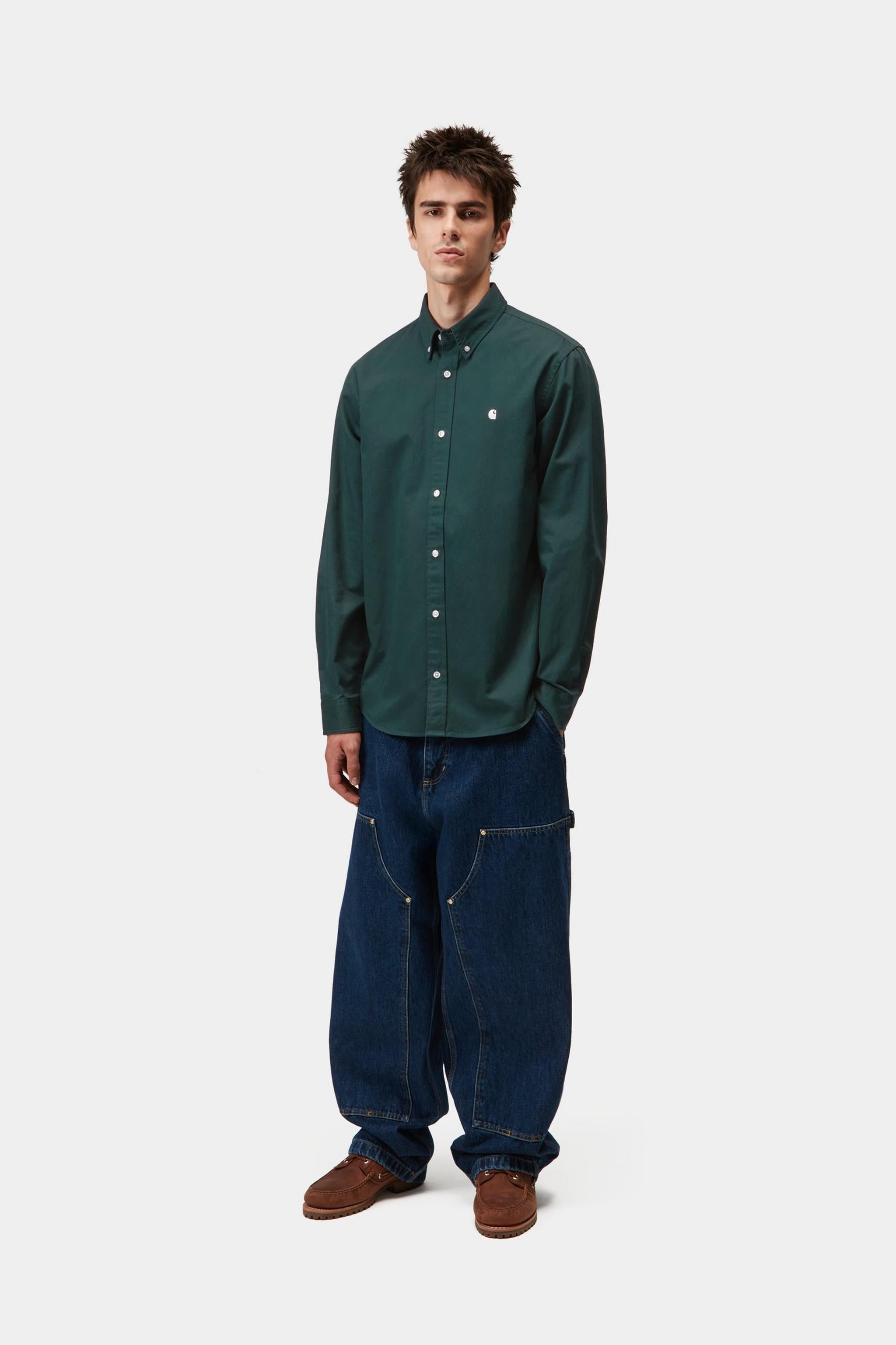 Carhartt WIP Mens Madison Shirt | Dark Fir