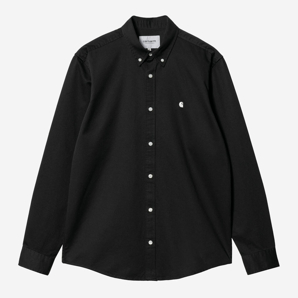 Carhartt WIP Mens Madison Shirt | Black / Wax